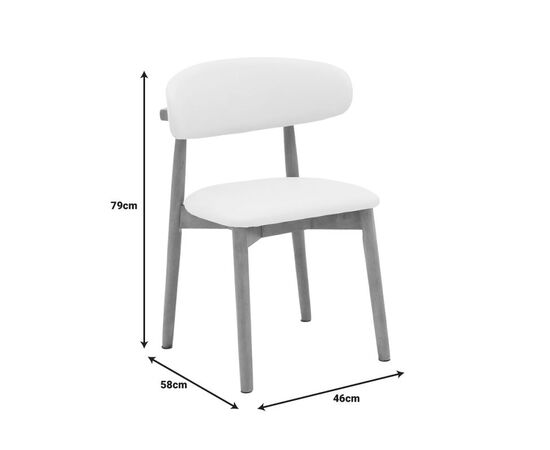 Καρέκλα Ubene pakoworld rubberwood και pu σε καρυδί και μπεζ απόχρωση 46x58x79εκ - ΚΑΡΕΚΛΕΣ - ΠΟΛΥΘΡΟΝΕΣ ΕΣ. στο Milonadakis.gr