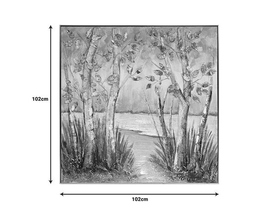 Πίνακας σε καμβά Leambre I Inart 102x4.5x102εκ - ΠΙΝΑΚΕΣ στο Milonadakis.gr