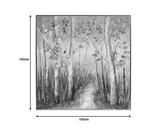 Πίνακας σε καμβά Leambre II Inart 102x4.5x102εκ - ΠΙΝΑΚΕΣ στο Milonadakis.gr