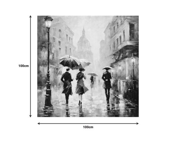 Πίνακας σε καμβά Nightdream I Inart 100x3x100εκ - ΠΙΝΑΚΕΣ στο Milonadakis.gr