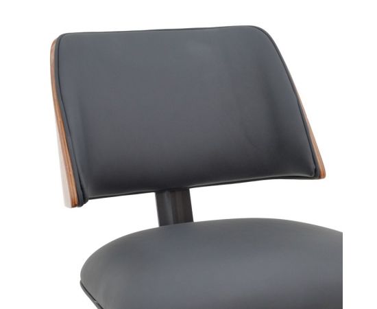 Καρέκλα Ubane pakoworld μαύρο pu-πόδι καρυδί μέταλλο 53x62.5x85εκ - ΚΑΡΕΚΛΕΣ - ΠΟΛΥΘΡΟΝΕΣ ΕΣ. στο Milonadakis.gr