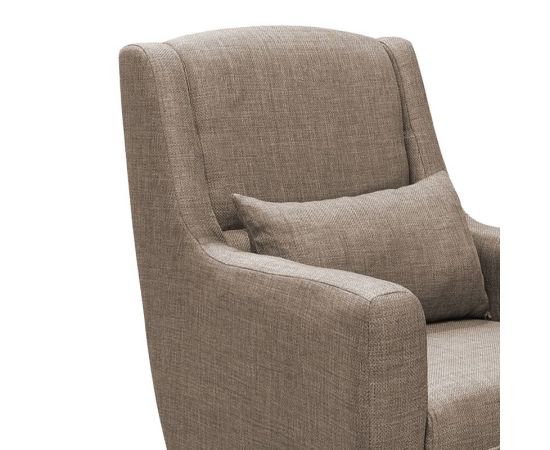 Πολυθρόνα Medea pakoworld ύφασμα σε μπεζ απόχρωση 72x98x78εκ - ΚΑΡΕΚΛΕΣ - ΠΟΛΥΘΡΟΝΕΣ ΕΣ. στο Milonadakis.gr