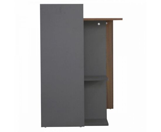 ΓΡΑΦΕΙΟ ΜΕΛΑΜΙΝΗΣ HM8994.01 ΚΑΡΥΔΙ ΓΚΡΙ 112x55x85Y εκ. - ΓΡΑΦΕΙΑ στο Milonadakis.gr