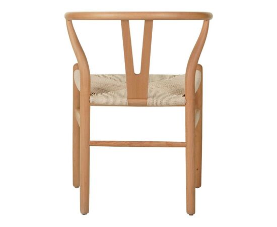 Καρέκλα Wishbone pakoworld rubberwood-σχοινί σε φυσική απόχρωση 50x51x80εκ - ΚΑΡΕΚΛΕΣ - ΠΟΛΥΘΡΟΝΕΣ ΕΣ. στο Milonadakis.gr