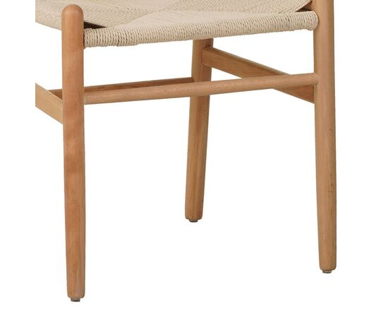 Καρέκλα Wishbone pakoworld rubberwood-σχοινί σε φυσική απόχρωση 50x51x80εκ - ΚΑΡΕΚΛΕΣ - ΠΟΛΥΘΡΟΝΕΣ ΕΣ. στο Milonadakis.gr