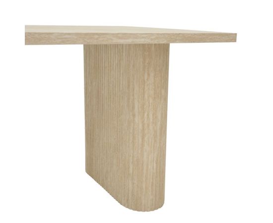 Τραπέζι Loozir pakoworld mdf σε φυσική απόχρωση 180x90x75εκ - ΤΡΑΠΕΖΙΑ ΚΟΥΖΙΝΑΣ στο Milonadakis.gr