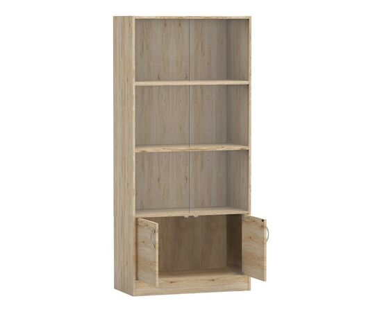 Βιβλιοθήκη Burcy pakoworld oak 80x40x177εκ - ΒΙΒΛΙΟΘΗΚΕΣ στο Milonadakis.gr