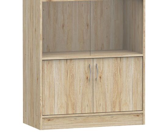 Βιβλιοθήκη Burcy pakoworld oak 80x40x177εκ - ΒΙΒΛΙΟΘΗΚΕΣ στο Milonadakis.gr