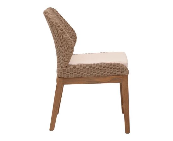 Καρέκλα Swinton pakoworld σκελετός αλουμινίου με teak πόδι σε φυσική απόχρωση και κρεμ ύφασμα 53x63x86εκ - ΚΑΡΕΚΛΕΣ - ΠΟΛΥΘΡΟΝΕΣ στο Milonadakis.gr