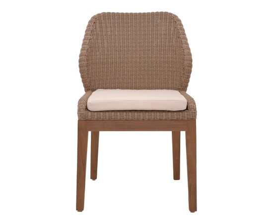 Καρέκλα Swinton pakoworld σκελετός αλουμινίου με teak πόδι σε φυσική απόχρωση και κρεμ ύφασμα 53x63x86εκ - ΚΑΡΕΚΛΕΣ - ΠΟΛΥΘΡΟΝΕΣ στο Milonadakis.gr