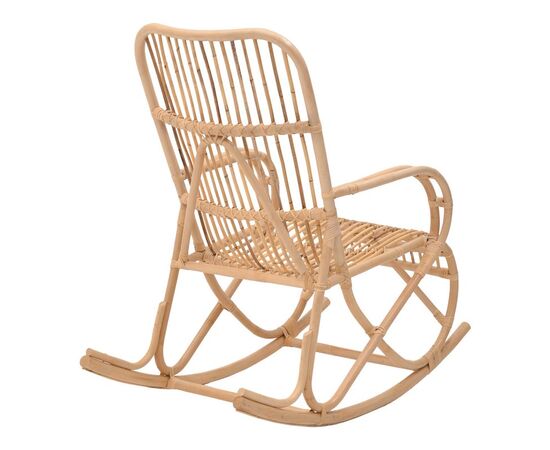 Κουνιστή πολυθρόνα Cormeny pakoworld rattan pe σε φυσική απόχρωση 108x71x103εκ - ΚΑΡΕΚΛΕΣ - ΠΟΛΥΘΡΟΝΕΣ στο Milonadakis.gr