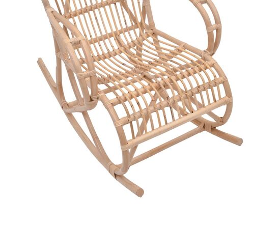 Κουνιστή πολυθρόνα Cormeny pakoworld rattan pe σε φυσική απόχρωση 108x71x103εκ - ΚΑΡΕΚΛΕΣ - ΠΟΛΥΘΡΟΝΕΣ στο Milonadakis.gr