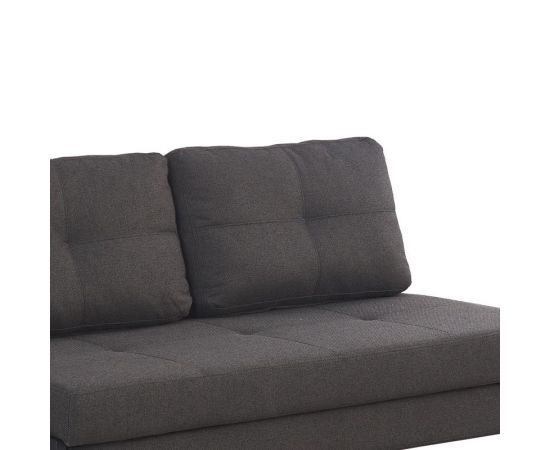 Καναπές-κρεβάτι Hafrene pakoworld ανθρακί ύφασμα 151x94x71εκ - ΚΑΝΑΠΕΔΕΣ-ΣΑΛΟΝΙΑ στο Milonadakis.gr