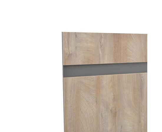Κρεβάτι διπλό Elencia pakoworld σε oak με γκρι απόχρωση 160x200εκ - ΚΡΕΒΑΤΙΑ στο Milonadakis.gr