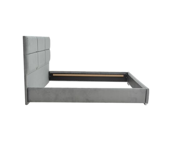 Κρεβάτι διπλό Canter pakoworld ύφασμα σε γκρι απόχρωση 160x200εκ - ΚΡΕΒΑΤΙΑ στο Milonadakis.gr