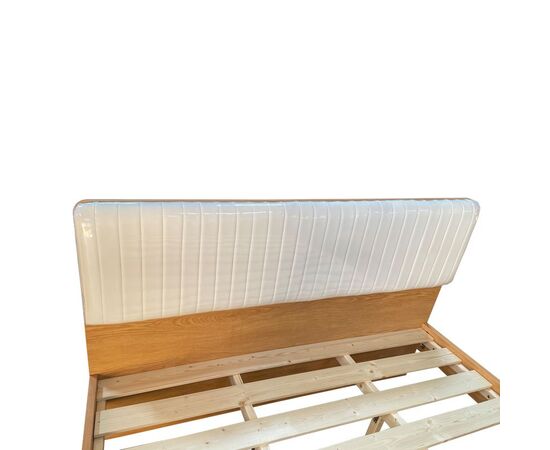 Κρεβάτι Akva  pakoworld διπλό mdf σε φυσική απόχρωση 150x200εκ - ΚΡΕΒΑΤΙΑ στο Milonadakis.gr