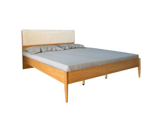 Κρεβάτι Akva  pakoworld διπλό mdf σε φυσική απόχρωση 150x200εκ - ΚΡΕΒΑΤΙΑ στο Milonadakis.gr