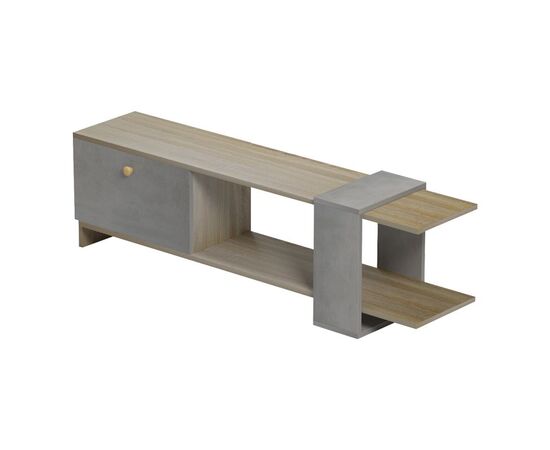 Έπιπλο τηλεόρασης Standi pakoworld σε sonoma-γκρι cement απόχρωση 120x25x36.8εκ - ΕΠΙΠΛΑ ΤΗΛΕΟΡΑΣΗΣ στο Milonadakis.gr