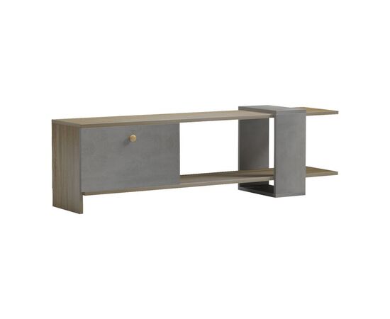 Έπιπλο τηλεόρασης Standi pakoworld σε sonoma-γκρι cement απόχρωση 120x25x36.8εκ - ΕΠΙΠΛΑ ΤΗΛΕΟΡΑΣΗΣ στο Milonadakis.gr