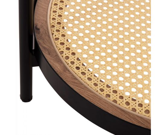 ΒΟΗΘΗΤΙΚΟ ΤΡΑΠΕΖΙ SEITZ HM18031 ΓΥΑΛΙ TOP-ΜΕΤΑΛΛΟ-RATTAN ΣΕ ΦΥΣΙΚΟ Φ50x55,5Υεκ. - ΒΟΗΘΗΤΙΚΑ ΤΡΑΠΕΖΑΚΙΑ στο Milonadakis.gr