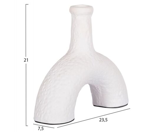 ΔΙΑΚΟΣΜΗΤΙΚΟ ΒΑΖΟ ΣΕΙΡΑ CLAYVON HM4403 ΤΕΡΑΚΟΤΑ ΣΕ ΛΕΥΚΟ 23,5x7,5x21Υεκ. - ΑΝΤΙΚΕΙΜΕΝΑ στο Milonadakis.gr