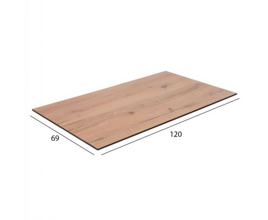 ΕΠΙΦΑΝΕΙΑ ΤΡΑΠΕΖΙΟΥ HPL HM5840.17 ΦΥΣΙΚΟ 120x69 εκ. ΠΑΧΟΥΣ 12mm. - ΚΑΠΑΚΙΑ HPL στο Milonadakis.gr