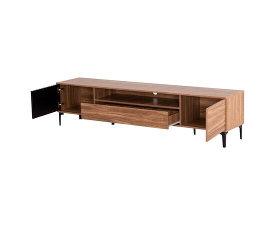 ΕΠΙΠΛΟ ΤΗΛΕΟΡΑΣΗΣ ΣΕΙΡΑ HARRY HM18008.01 ΜΕΛΑΜΙΝΗ ΦΥΣΙΚΟ ΞΥΛΟΥ-ΜΑΥΡΟ 200x40x47,5Υεκ. - ΕΠΙΠΛΑ ΤΗΛΕΟΡΑΣΗΣ στο Milonadakis.gr