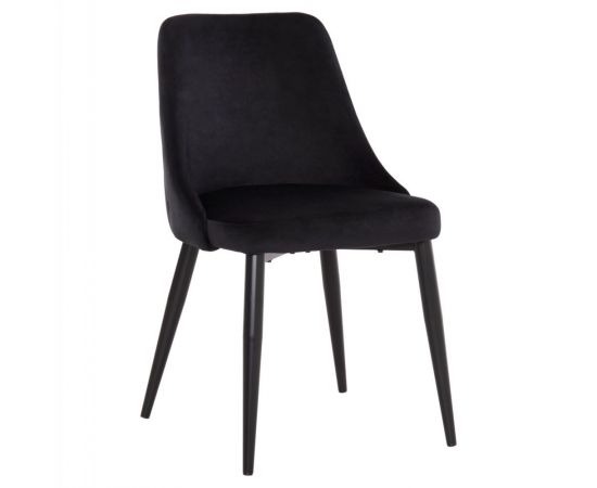 ΚΑΡΕΚΛΑ SERENITY HM8527.14 ΒΕΛΟΥΔΟ ΜΑΥΡΟ ΜΕ ΜΑΥΡΑ ΜΕΤΑΛΛΙΚΑ ΠΟΔΙΑ 51x54x83,5Υεκ. - ΚΑΡΕΚΛΕΣ - ΠΟΛΥΘΡΟΝΕΣ ΕΣ. στο Milonadakis.gr