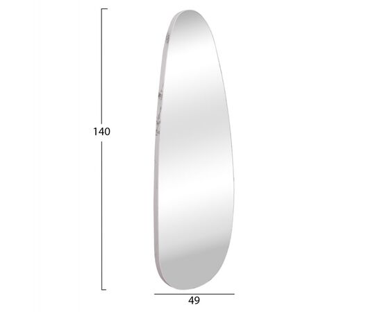 ΚΑΘΡΕΠΤΗΣ ΤΟΙΧΟΥ CRITHER HM4486.05 ΜΕ ΠΛΑΙΣΙΟ MDF ΣΕ WHITE MARBLE ΧΡΩΜΑ 49x140Υεκ. - ΚΑΘΡΕΠΤΕΣ στο Milonadakis.gr