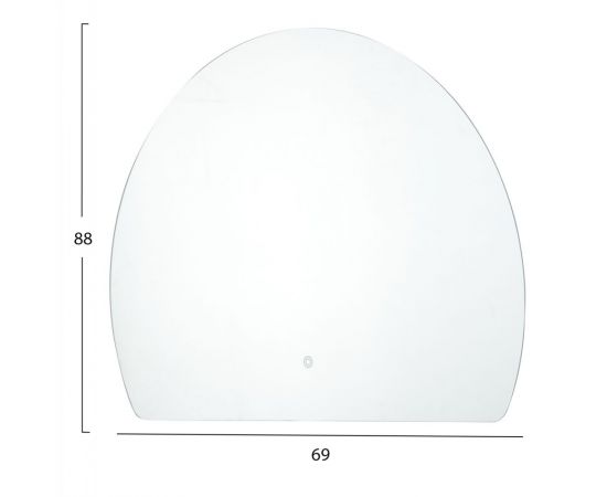 ΚΑΘΡΕΠΤΗΣ TOIXOY ΣΕΙΡΑ TORCH HM4491 ΧΩΡΙΣ ΠΛΑΙΣΙΟ-LED ΟΠΙΣΘΙΟΣ ΦΩΤΙΣΜΟΣ 89x69Υεκ. - ΚΑΘΡΕΠΤΕΣ στο Milonadakis.gr