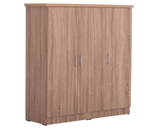 ΝΤΟΥΛΑΠΑ 3ΦΥΛΛΗ ΜΕ ΡΑΦΙΑ BAILEY HM2482.01 SONAMA OAK ΜΕΛΑΜΙΝΗ 120-116x40x123,5Υεκ. - ΝΤΟΥΛΑΠΕΣ στο Milonadakis.gr