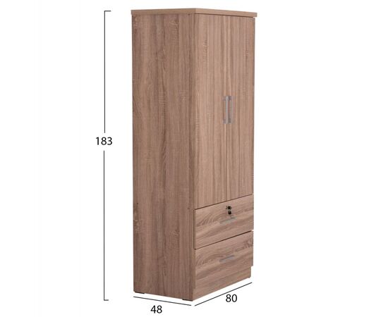 ΝΤΟΥΛΑΠΑ ΜΕ ΣΥΡΤΑΡΙΑ REINA HM2484.11 SONAMA OAK ΜΕΛΑΜΙΝΗ 80x48x183Υεκ. - ΝΤΟΥΛΑΠΕΣ στο Milonadakis.gr