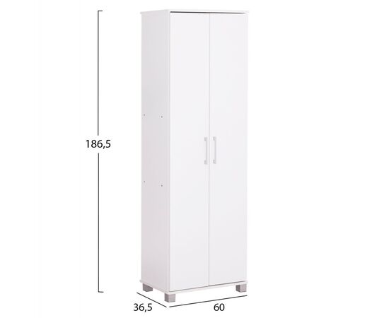 ΠΑΠΟΥΤΣΟΘΗΚΗ-ΝΤΟΥΛΑΠΑ CLUSE HM2403.03 ΜΕΛΑΜΙΝΗ ΛΕΥΚΟ ΧΡΩΜΑ 60Χ36,5Χ186,5Υεκ. - ΝΤΟΥΛΑΠΙΑ - ΠΑΠΟΥΤΣΟΘΗΚΕΣ στο Milonadakis.gr