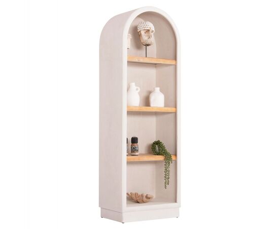 ΡΑΦΙΕΡΑ ΣΕΙΡΑ SANTORINI HM18045 MDF ΥΠΟΛΕΥΚΟ-ΡΑΦΙΑ ΞΥΛΟ ΕΛΑΤΟΥ ΦΥΣΙΚΟ 60x38,5x179Υεκ. - ΒΙΤΡΙΝΕΣ στο Milonadakis.gr