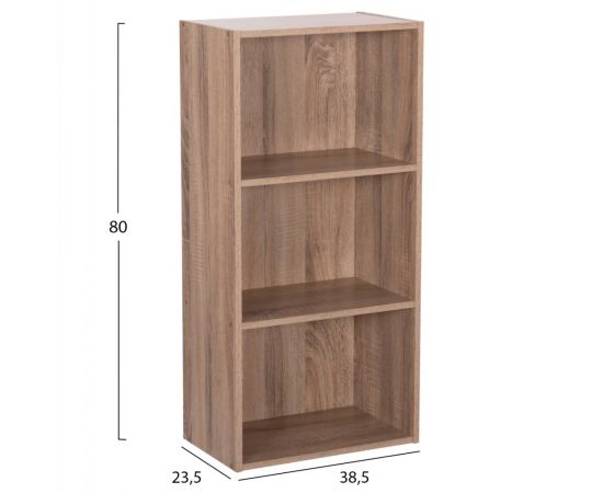 ΡΑΦΙΕΡΑ ΤΟΙΧΟΥ CUBICON HM9941.02 SONAMA OAK ΜΕΛΑΜΙΝΗ 38,5x23,5x80Υεκ. - ΡΑΦΙΑ ΤΟΙΧΟΥ στο Milonadakis.gr