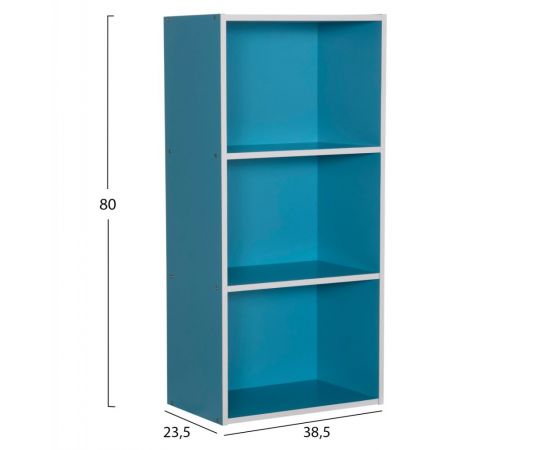 ΡΑΦΙΕΡΑ ΤΟΙΧΟΥ CUBICON HM9941.05 ΜΠΛΕ-ΛΕΥΚΗ ΜΕΛΑΜΙΝΗ 38,5x23,5x80Υεκ. - ΡΑΦΙΑ ΤΟΙΧΟΥ στο Milonadakis.gr