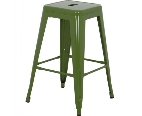 ΣΚΑΜΠΟ ΜΕΣΑΙΟΥ ΥΨΟΥΣ ΜΕΤΑΛΛΙΚΟ MELITA HM8573.53 ΣΕ LIGHT OLIVE GREEN 43x43x67Υεκ. - ΣΚΑΜΠΟ ΜΠΑΡ στο Milonadakis.gr