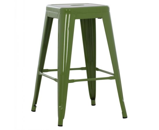 ΣΚΑΜΠΟ ΜΕΣΑΙΟΥ ΥΨΟΥΣ ΜΕΤΑΛΛΙΚΟ MELITA HM8573.53 ΣΕ LIGHT OLIVE GREEN 43x43x67Υεκ. - ΣΚΑΜΠΟ ΜΠΑΡ στο Milonadakis.gr