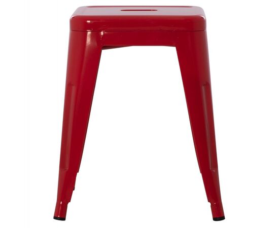 ΣΚΑΜΠΟ ΜΕΤΑΛΛΙΚΟ MELITA HM0096.44 ΣΕ ΚΟΚΚΙΝΟ ΧΡΩΜΑ 39x39x46Υεκ. - ΠΟΥΦ - ΣΚΑΜΠΟ - ΜΠΑΟΥΛΟ στο Milonadakis.gr