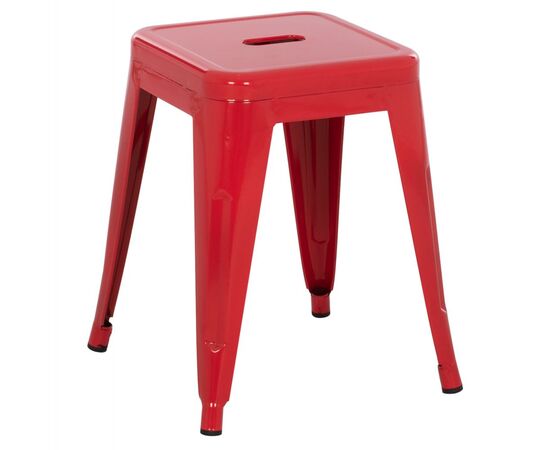 ΣΚΑΜΠΟ ΜΕΤΑΛΛΙΚΟ MELITA HM0096.44 ΣΕ ΚΟΚΚΙΝΟ ΧΡΩΜΑ 39x39x46Υεκ. - ΠΟΥΦ - ΣΚΑΜΠΟ - ΜΠΑΟΥΛΟ στο Milonadakis.gr