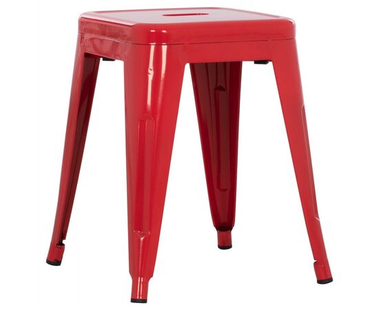 ΣΚΑΜΠΟ ΜΕΤΑΛΛΙΚΟ MELITA HM0096.44 ΣΕ ΚΟΚΚΙΝΟ ΧΡΩΜΑ 39x39x46Υεκ. - ΠΟΥΦ - ΣΚΑΜΠΟ - ΜΠΑΟΥΛΟ στο Milonadakis.gr
