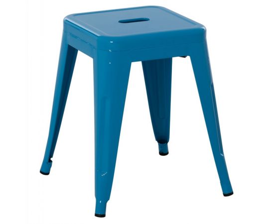 ΣΚΑΜΠΟ ΜΕΤΑΛΛΙΚΟ MELITA HM0096.48 ΣΕ ΜΠΛΕ ΧΡΩΜΑ 39x39x46Υεκ. - ΠΟΥΦ - ΣΚΑΜΠΟ - ΜΠΑΟΥΛΟ στο Milonadakis.gr