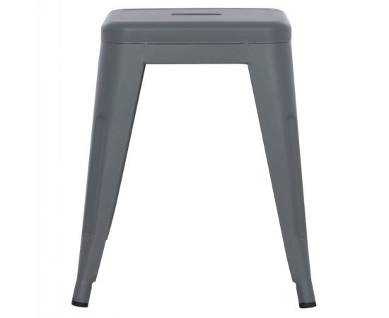 ΣΚΑΜΠΟ ΜΕΤΑΛΛΙΚΟ MELITA HM0096.50 ΣΕ ΓΚΡΙ ΜΑΤ ΧΡΩΜΑ 39x39x46Υεκ. - ΠΟΥΦ - ΣΚΑΜΠΟ - ΜΠΑΟΥΛΟ στο Milonadakis.gr
