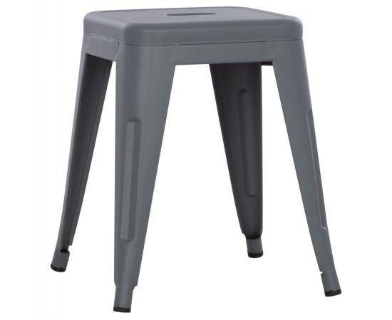 ΣΚΑΜΠΟ ΜΕΤΑΛΛΙΚΟ MELITA HM0096.50 ΣΕ ΓΚΡΙ ΜΑΤ ΧΡΩΜΑ 39x39x46Υεκ. - ΠΟΥΦ - ΣΚΑΜΠΟ - ΜΠΑΟΥΛΟ στο Milonadakis.gr