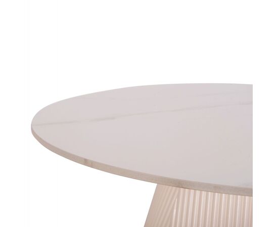 ΤΡΑΠΕΖΙ ΣΑΛΟΝΙΟΥ DUNCAN HM18022.02 ΚΕΡΑΜΙΚΟ TOP-MDF ΒΑΣΗ-ΚΡΕΜ ΛΕΥΚΟ Φ80x41Υεκ. - ΤΡΑΠΕΖΑΚΙΑ ΣΑΛΟΝΙΟΥ στο Milonadakis.gr