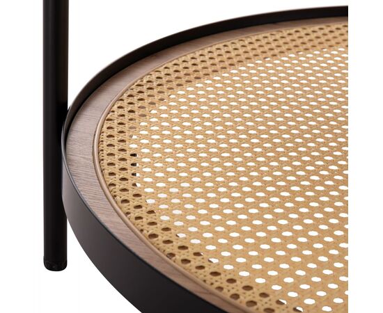 ΤΡΑΠΕΖΙ ΣΑΛΟΝΙΟΥ SEITZ HM18030 ΓΥΑΛΙ TOP-ΜΕΤΑΛΛΟ-RATTAN ΣΕ ΦΥΣΙΚΟ Φ80x45Υεκ. - ΤΡΑΠΕΖΑΚΙΑ ΣΑΛΟΝΙΟΥ στο Milonadakis.gr