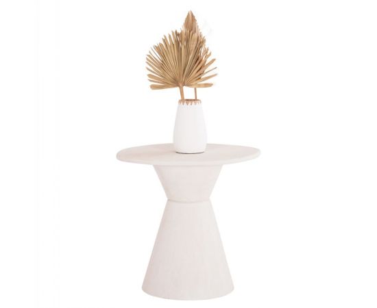 ΤΡΑΠΕΖΙ ΤΡΑΠΕΖΑΡΙΑΣ ΣΤΡΟΓΓΥΛΟ ΣΕΙΡΑ SANTORINI HM18055 MDF ΥΠΟΛΕΥΚΟ ΧΡΩΜΑ Φ77x76Υεκ. - ΤΡΑΠΕΖΙΑ ΚΟΥΖΙΝΑΣ στο Milonadakis.gr