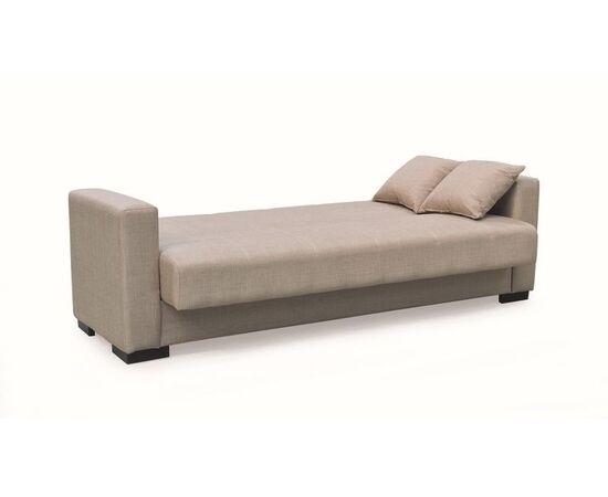 ROVER LIGHT BROWN ΥΦΑΣΜΑ 3ΘΕΣΙΟΣ ΚΑΝΑΠΕΣ/ΚΡΕΒΑΤΙ ΜΕ ΑΠΟΘ.ΧΩΡΟ 210X80εκ. - ΚΑΝΑΠΕΔΕΣ-ΣΑΛΟΝΙΑ στο Milonadakis.gr
