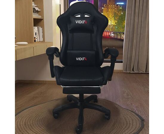 A6060 ΜΑΥΡΟ ΠΟΛΥΘΡΟΝΑ GAMING/ΜΕ ΥΠΟΠΟΔΙΟ - ΚΑΡΕΚΛΕΣ ΓΡΑΦΕΙΟΥ στο Milonadakis.gr