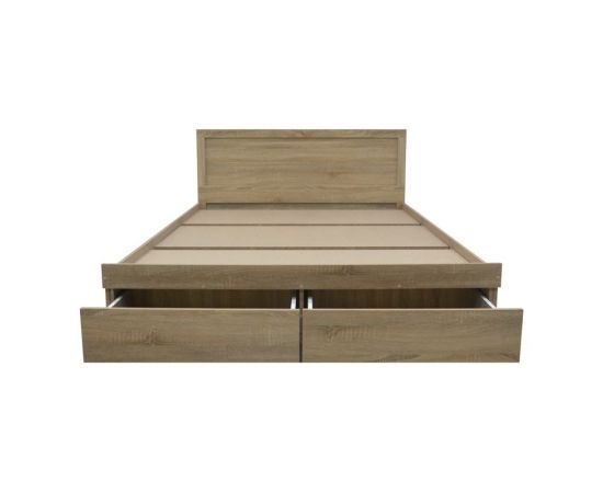 Κρεβάτι Olympus pakoworld με συρτάρι σε φυσική απόχρωση 140x200εκ - ΚΡΕΒΑΤΙΑ στο Milonadakis.gr